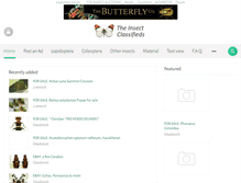 Tablet Screenshot of insect-classifieds.com